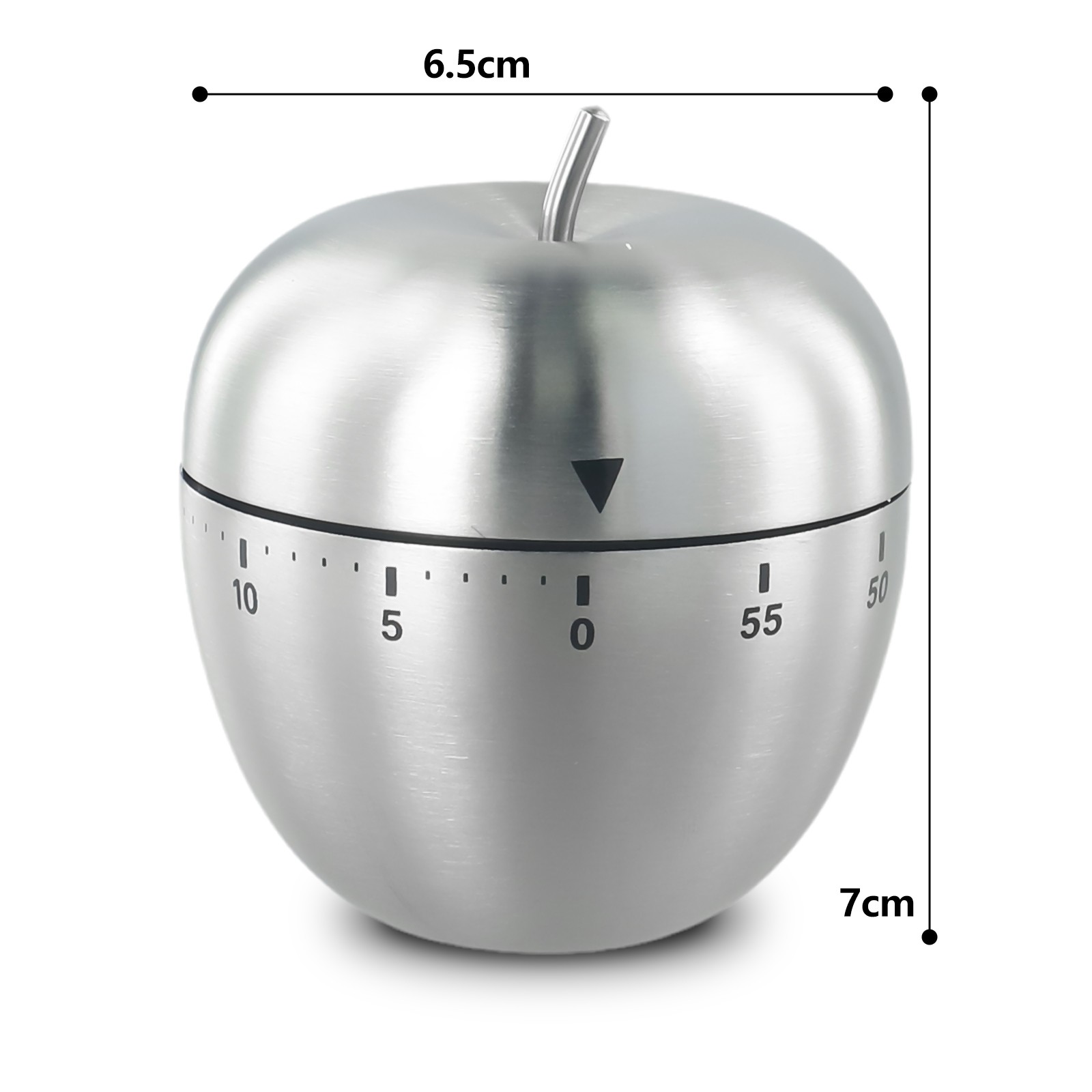 Küchenuhr Alarm 60 Minuten Robust Edelstahl Keine Batterie Erforderlich - Picture 26 of 36
