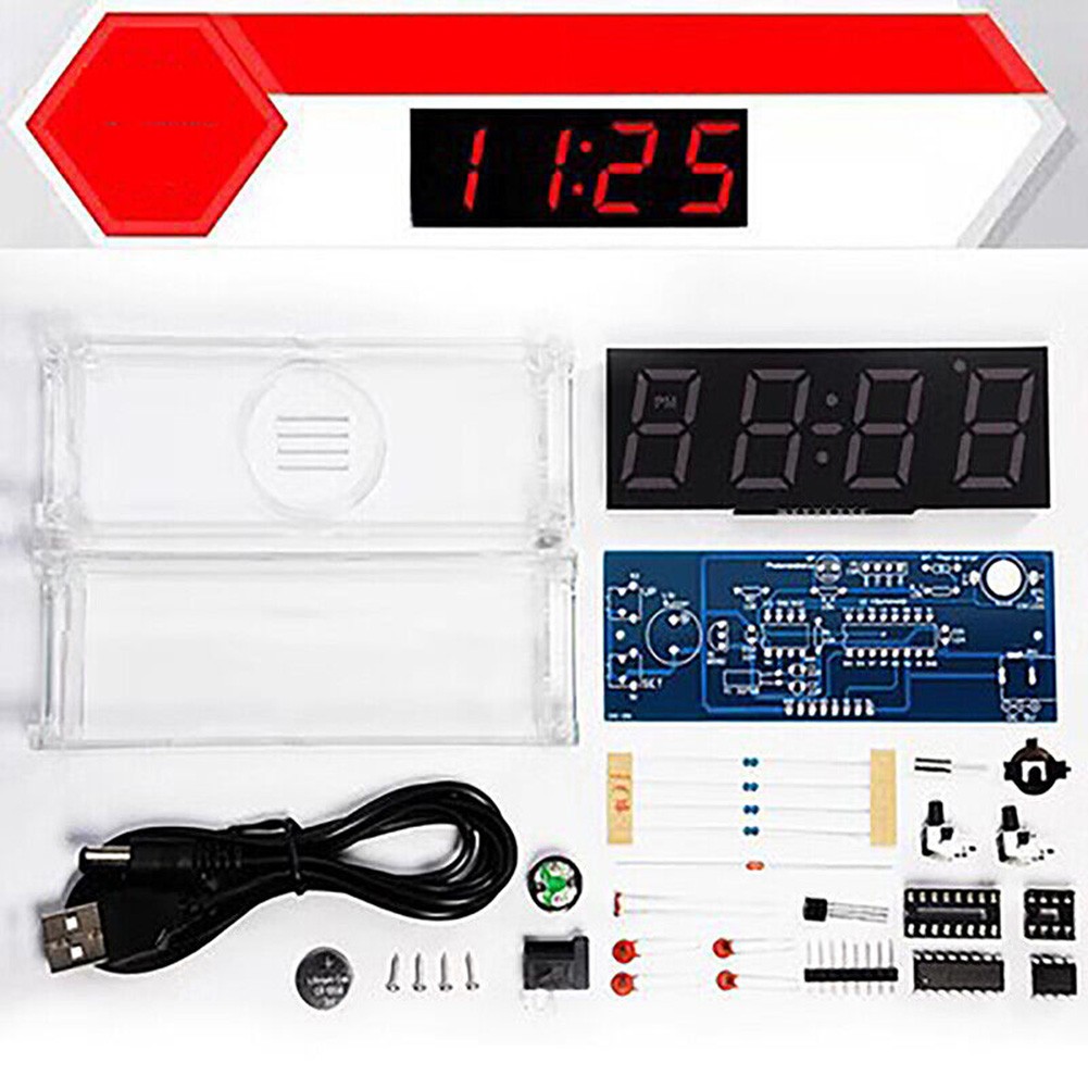 Hands On Digital Clock Kit with Alarm and Music Features for Engaging Learning - Picture 26 of 29
