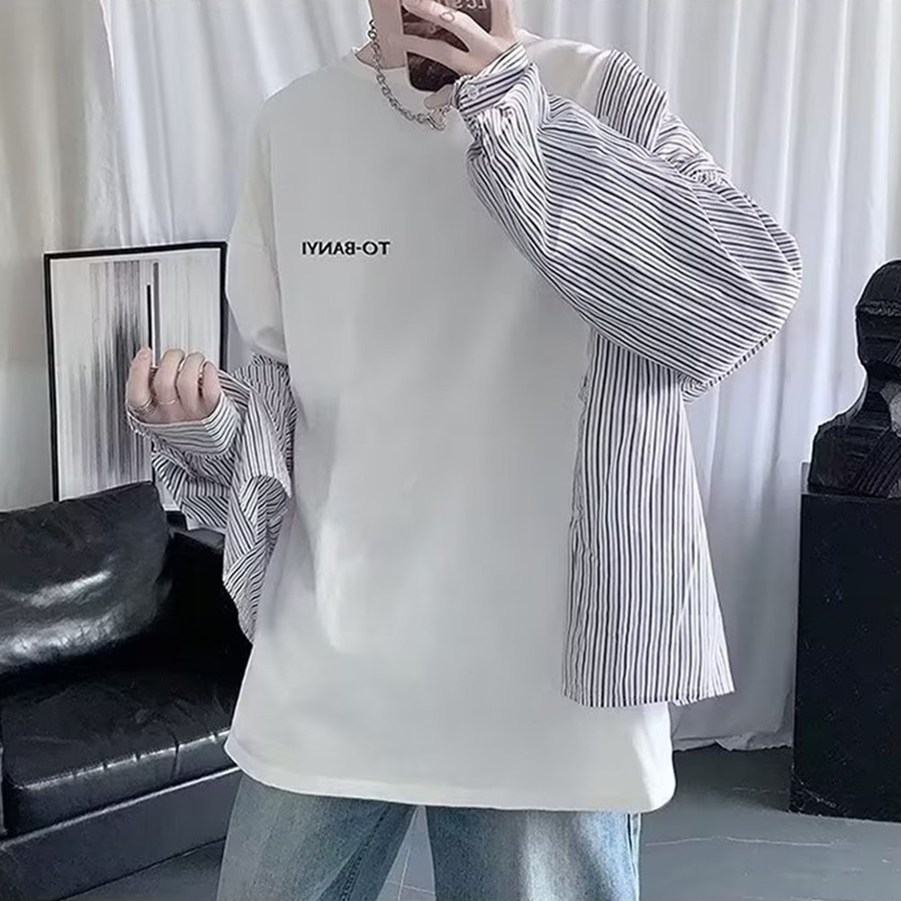 Täglich T -Shirt Männer T -Shirt Vollhülse Fitnessstudio Lange Ärmel Lose - Bild 15 von 27