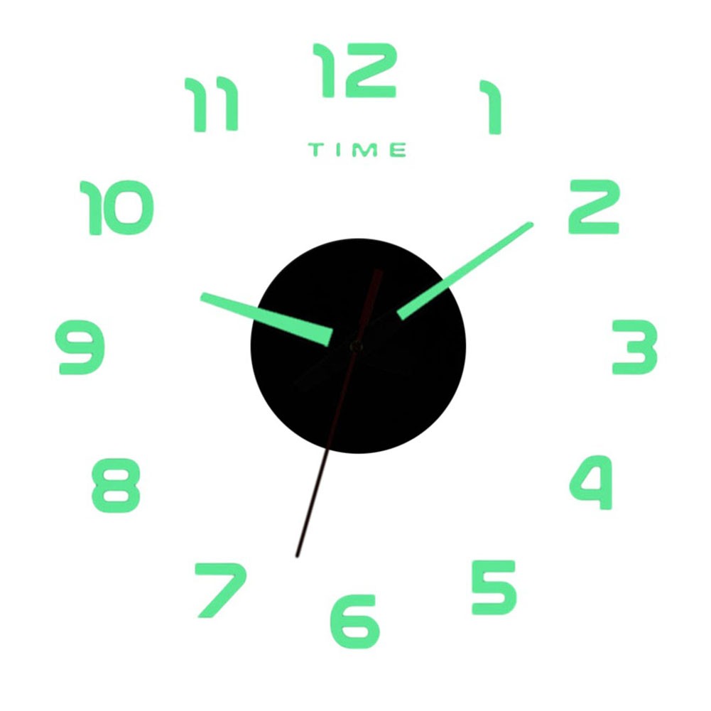 Stickers DIY Modern Large Wall Clock Fireplace Displays D DIY Adjustable