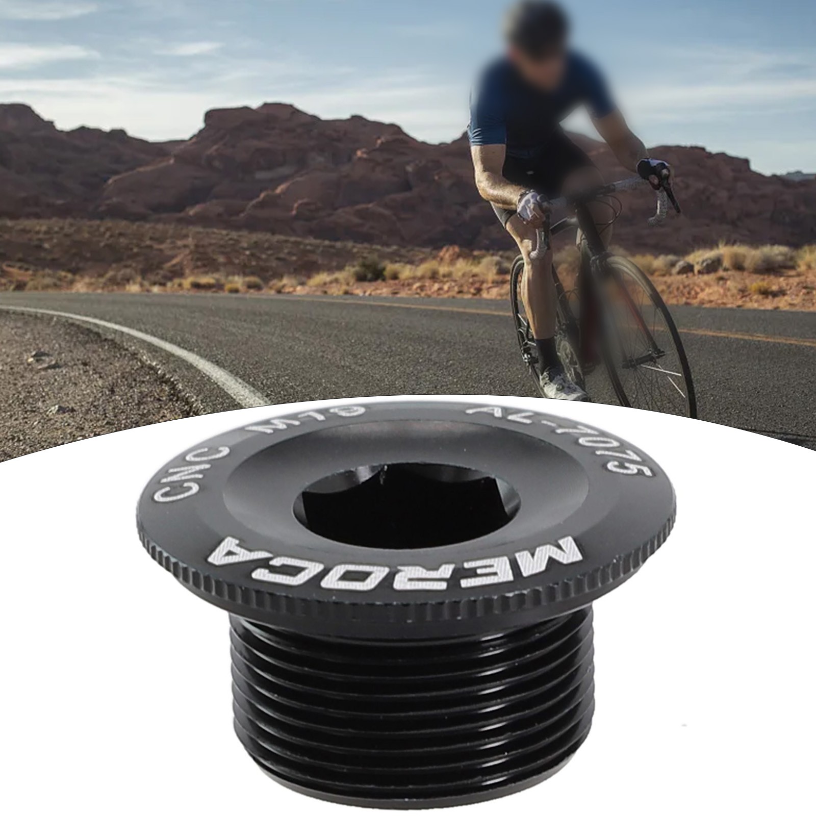 Road Bike Aluminum Alloy Crank Arm Fixing Bolt Crank Cover Screws M18/M19/M20 - Picture 32 of 62