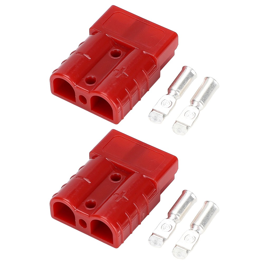 Heavy Duty 50AMP Forklift Battery Power Connector Industrial Strength Housing - Picture 20 of 47