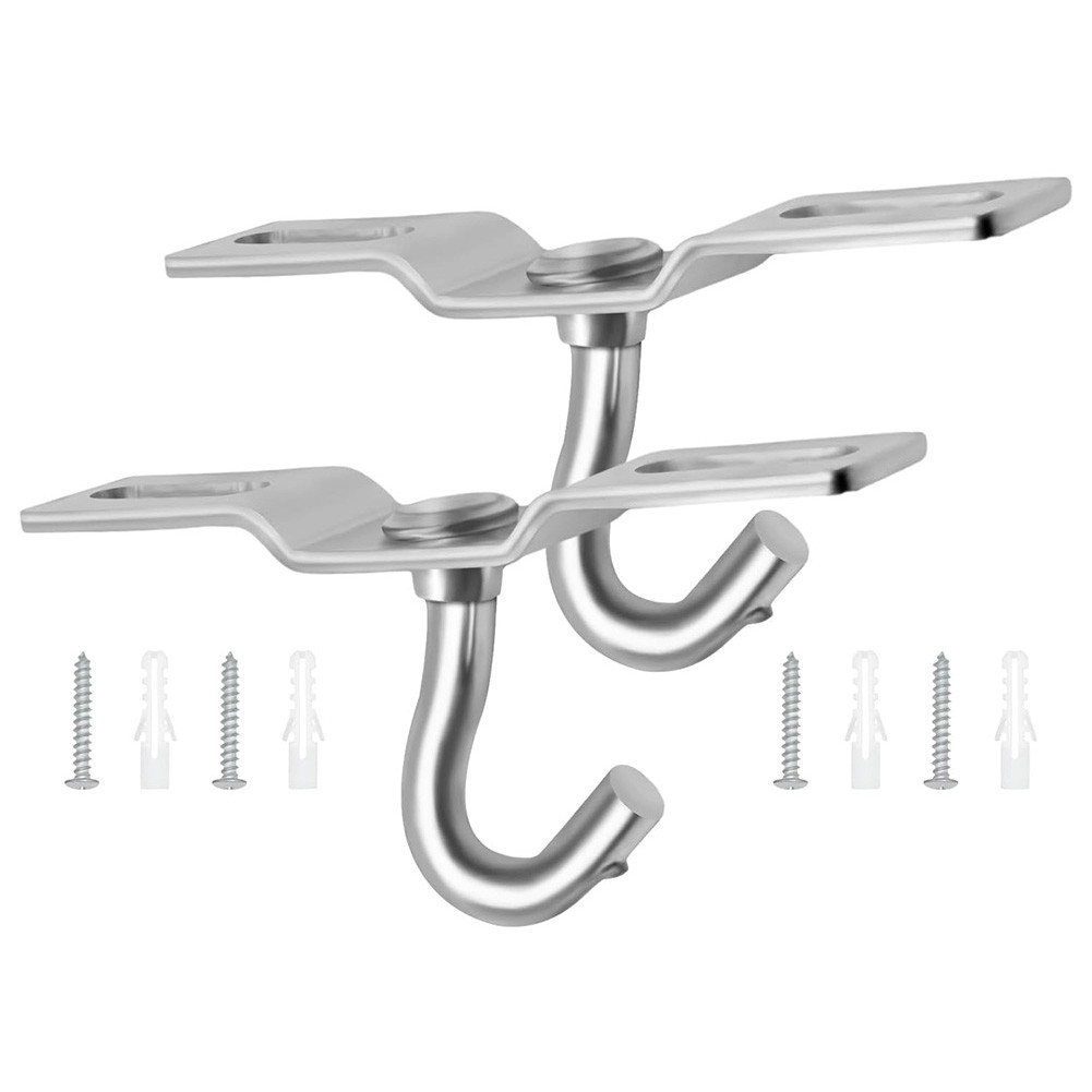 Sleek and Modern Stainless Steel Ceiling Wall Hooks for Hanging