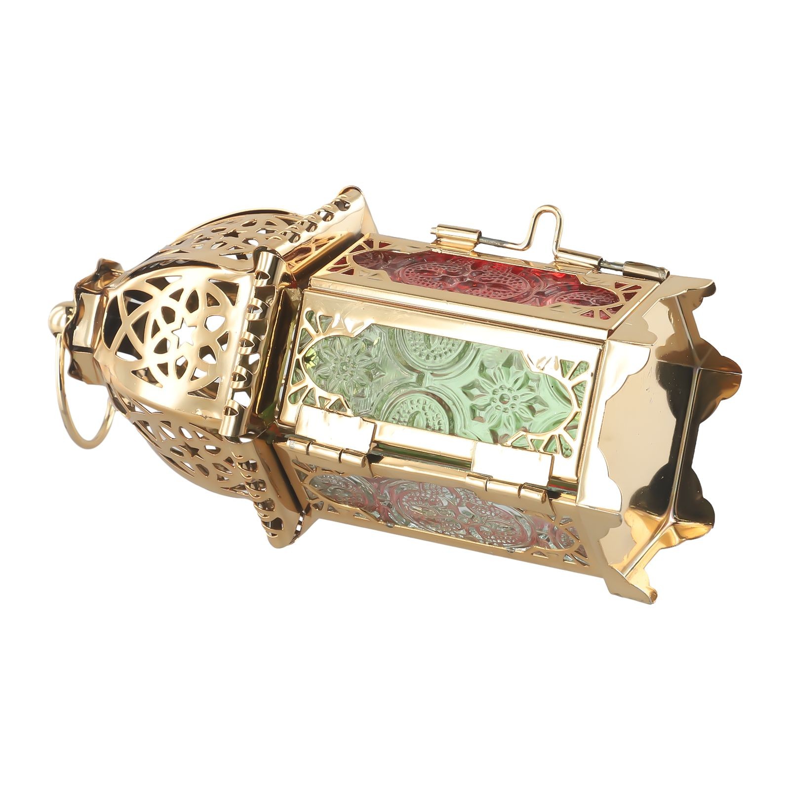 Indain Moroccan Large Iron Tonal Tall Glass Lanterns Tealight Holder Garden Home - Picture 17 of 29