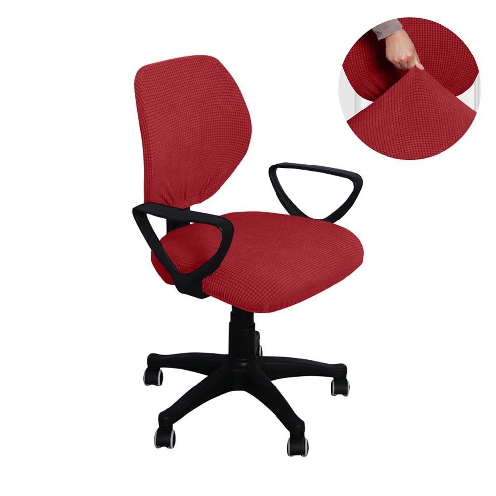Trendy Split Chair Cover in Plaid Design Add a Touch of Elegance to Your Space
