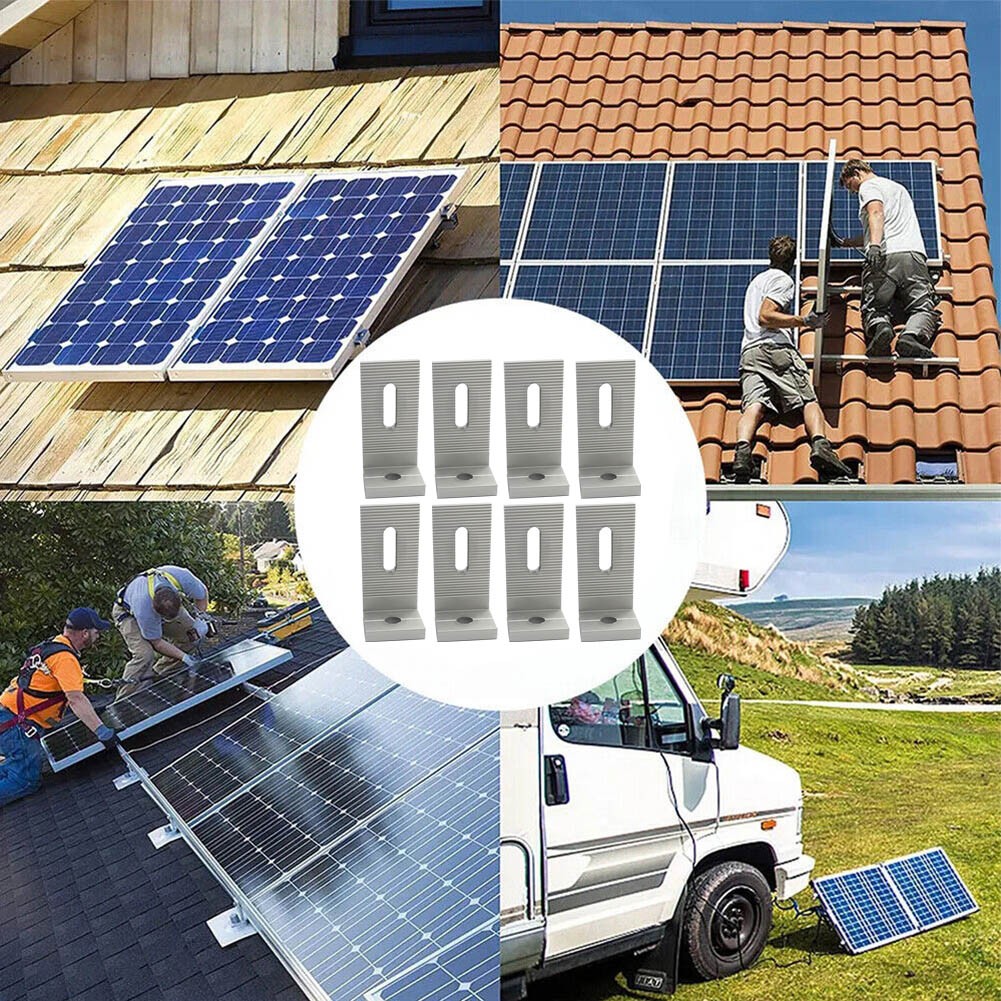 Reliable PV Connection Angle for Solar Installations Aluminum Alloy 48 Pack