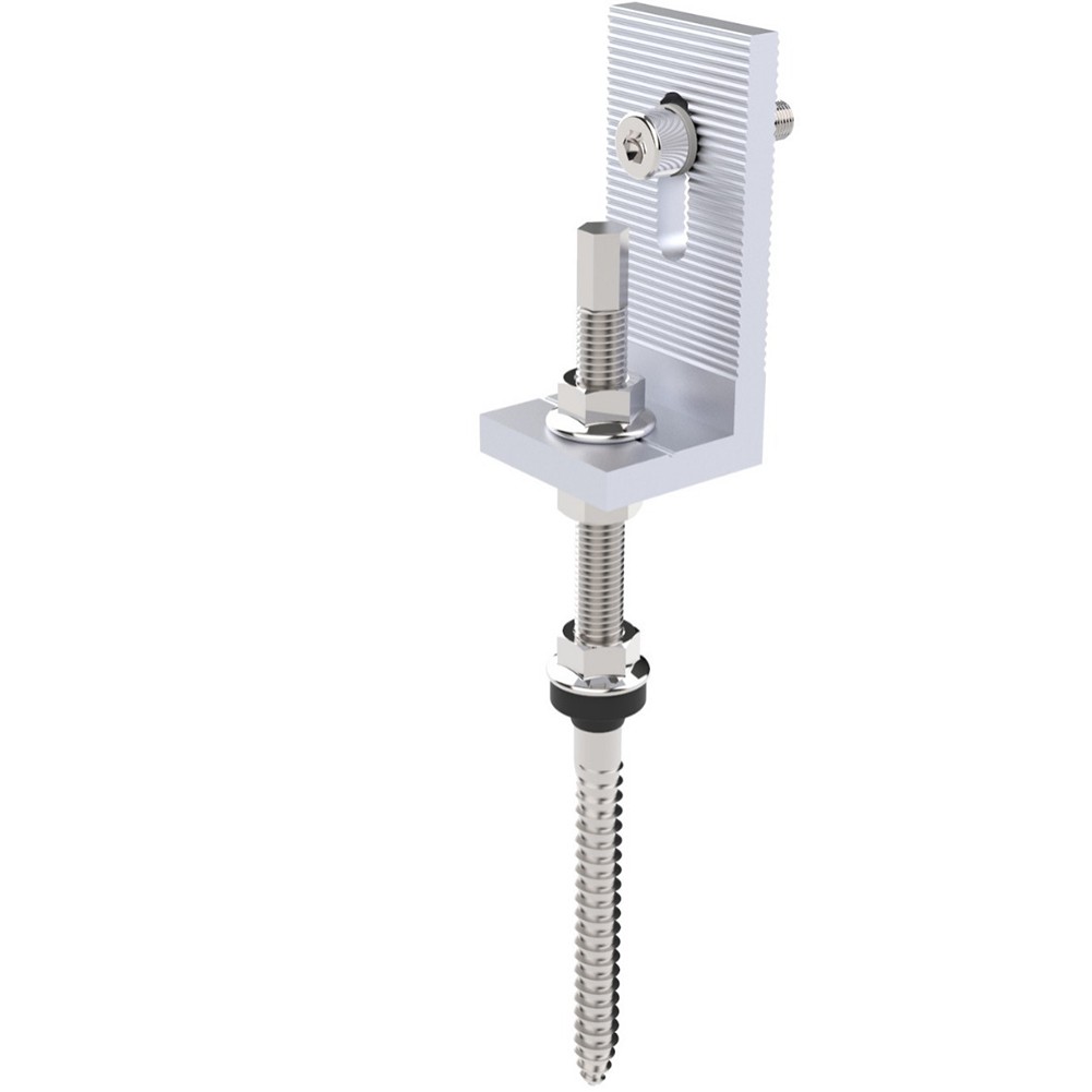 Reliable PV Connection Angle for Solar Installations Aluminum Alloy 48 Pack
