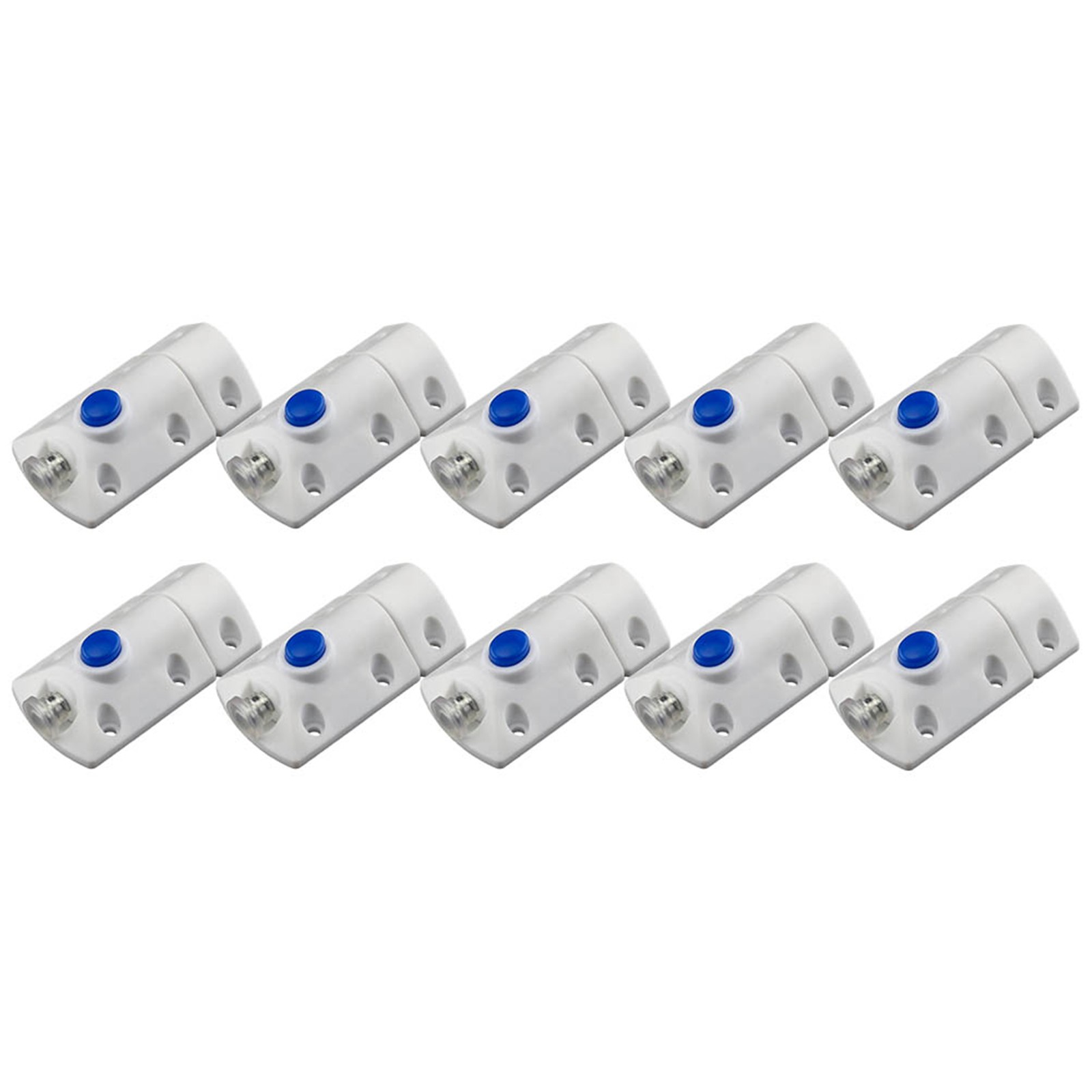 Secure and Safe Door Bolt Latch ABS+Iron Material Package Includes 10PCS