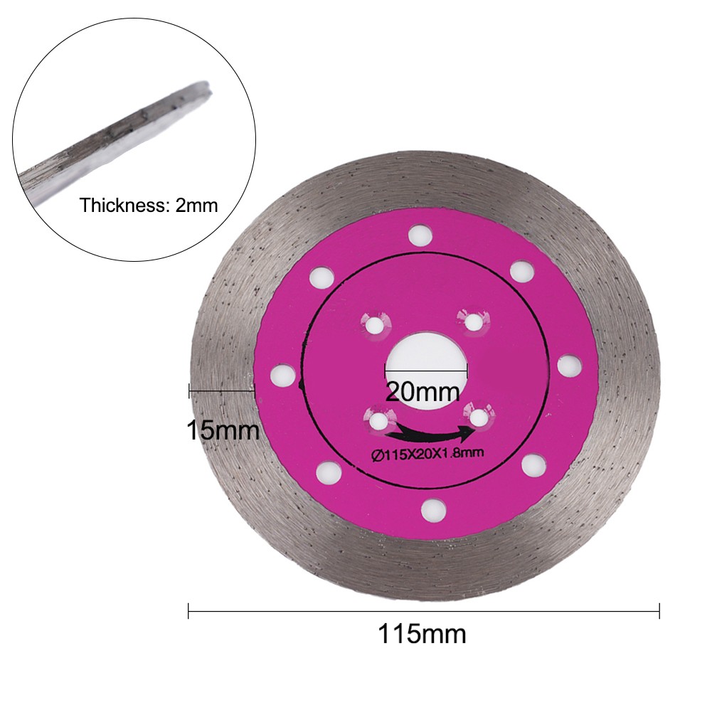 Cutting Disc Blade Chip-free Cut Diamond Porcelain Wet/dry Cutting 1 Pc - Picture 44 of 51