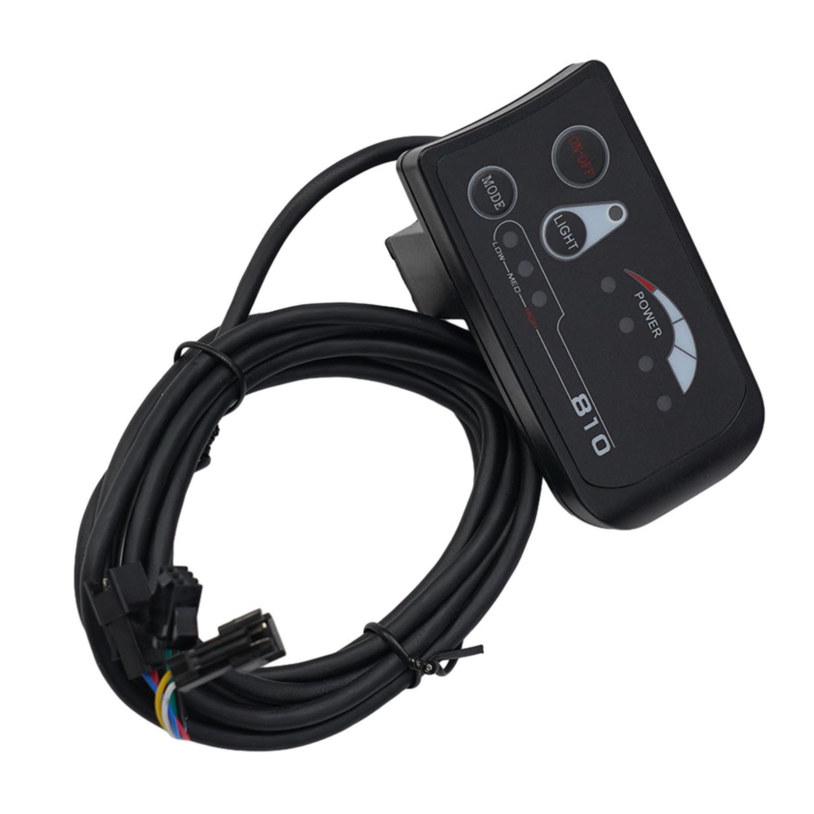 Electric Bicycle E-Bike 24V/36V/48V 810 Led Display Controller Plastic Panel (B,24V