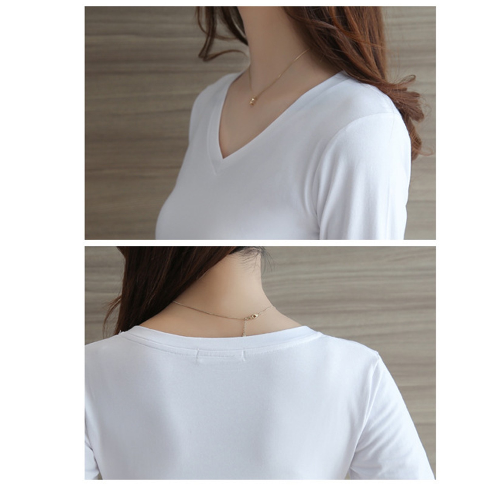 Stilvoll Einkaufen T-Shirt Zur Seite Fahren Damen Langarm Schlank Sexy - Picture 18 of 32
