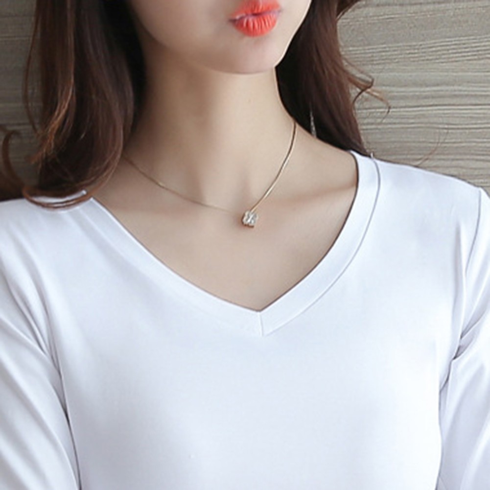 Stilvoll Einkaufen T-Shirt Zur Seite Fahren Damen Langarm Schlank Sexy - Picture 16 of 32