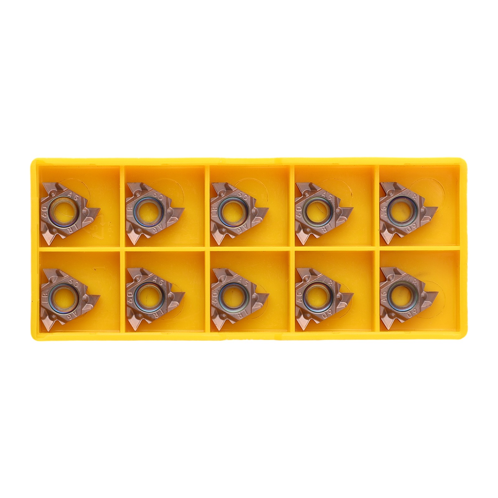 10 Inserts Carbure Filetage 16IR AG60-S – Plaquette Coupe Filet Semi-Finition Finition, Haute Performance & Longue Durée