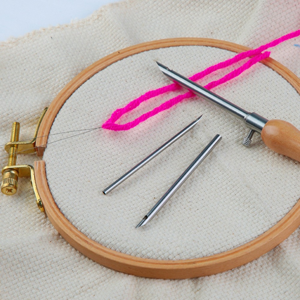 Upgrade Your Craftmanship with Adjustable Knitting Embroidery Pen and Threader