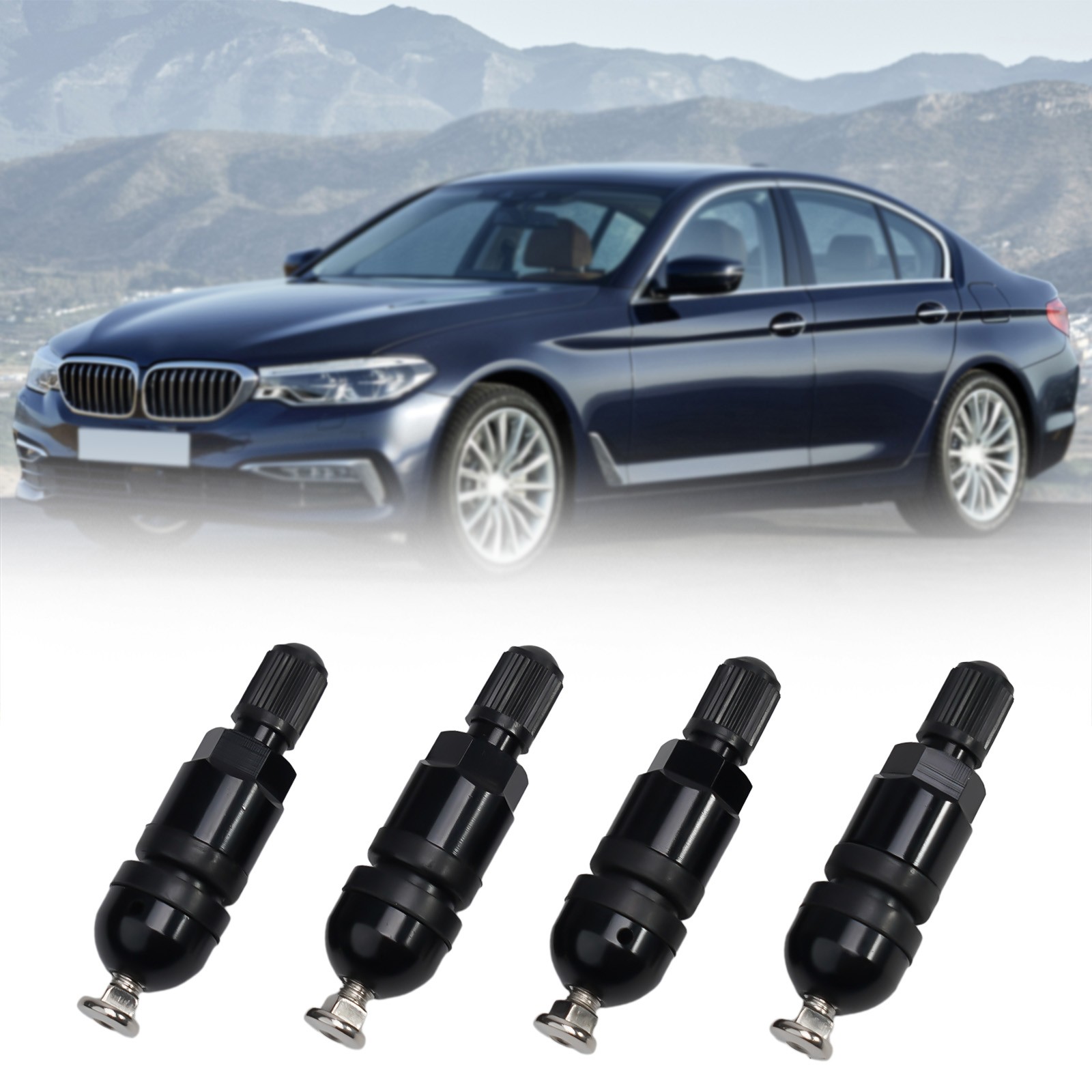 High Quality Pressure Monitor Repair Kit 4pcs Black Front Left Right TPMS - Picture 9 of 12