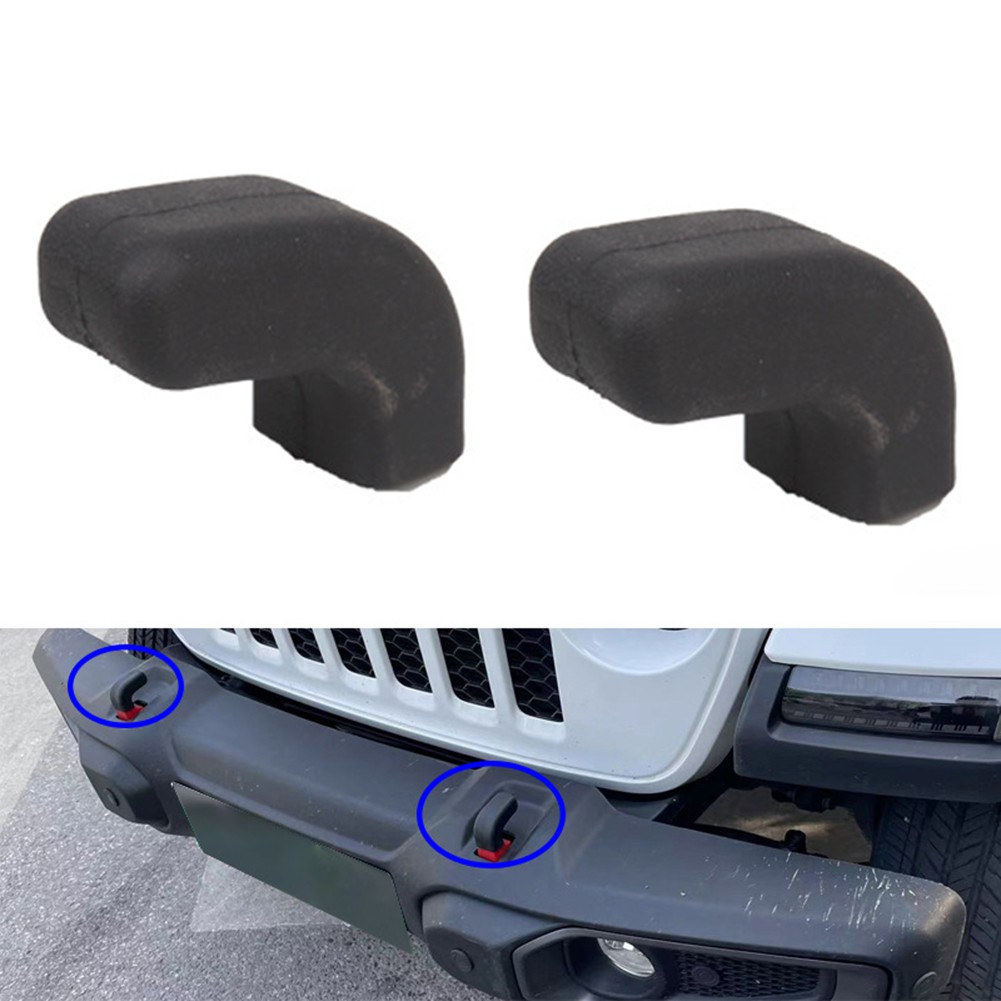 Copri gancio traino paraurti anteriore antigraffio per jeep per wrangler 2007 2023 - Foto 18 di 29