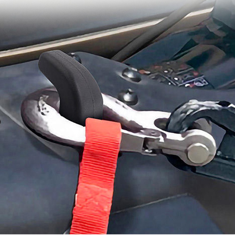 Copri gancio traino paraurti anteriore antigraffio per jeep per wrangler 2007 2023 - Foto 15 di 29