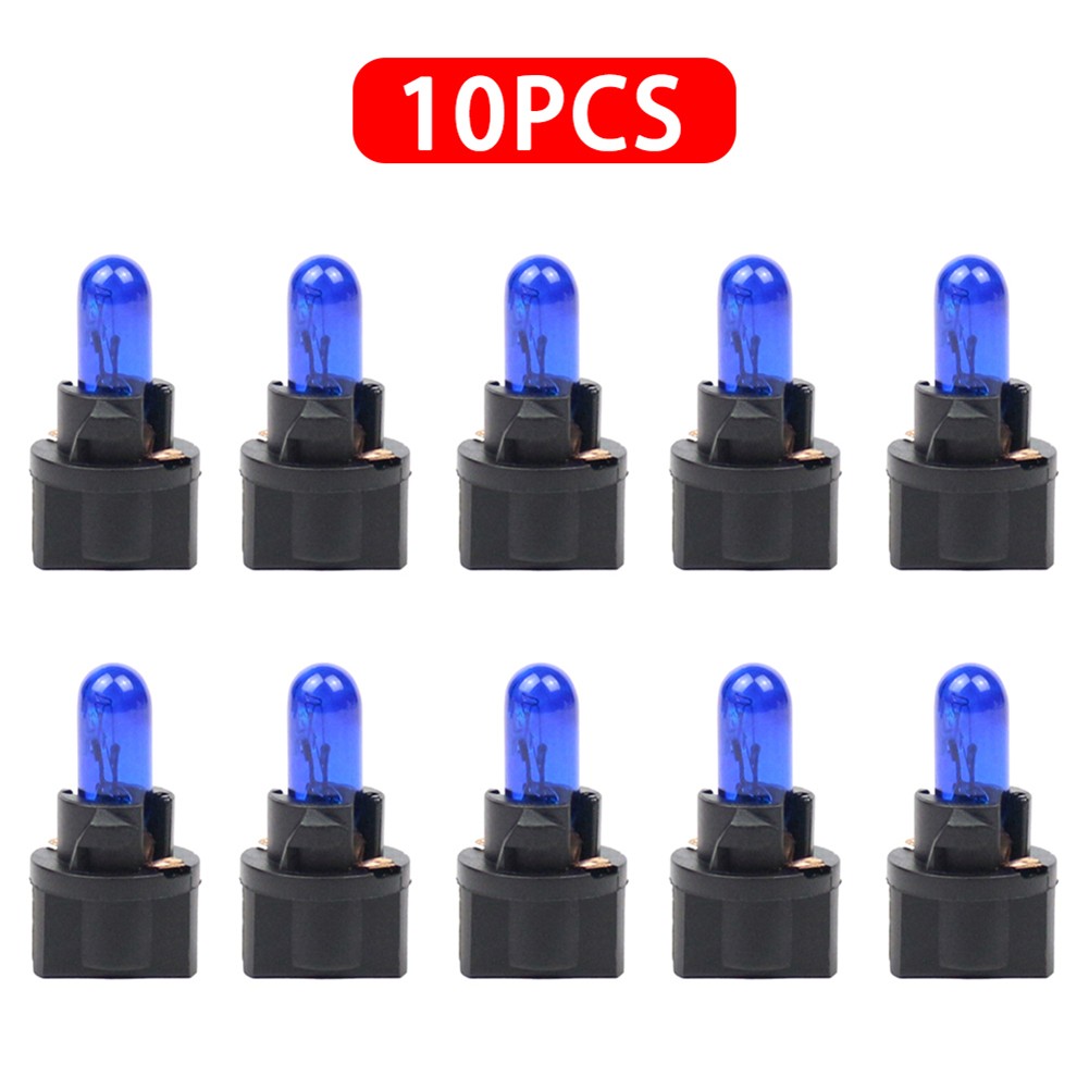 10pz Lampadina LED Auto 12V Luce Interna per Cruscotto Climatizzatore Indicatore - Picture 15 of 15