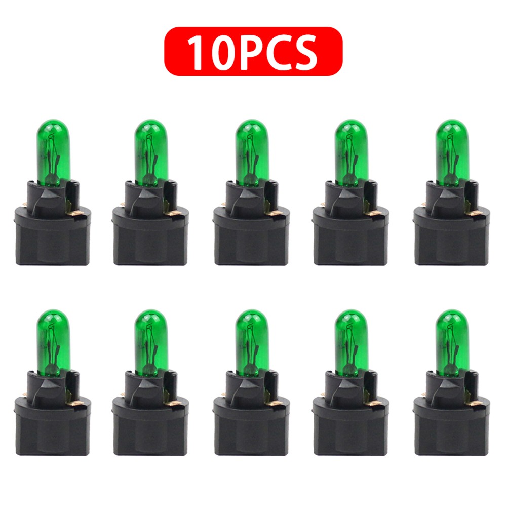 10pz Lampadina LED Auto 12V Luce Interna per Cruscotto Climatizzatore Indicatore - Picture 14 of 15