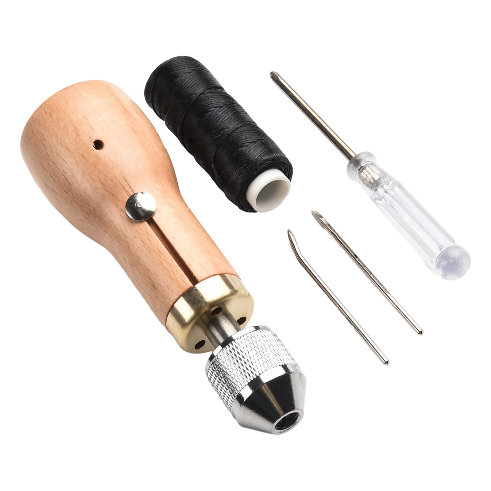 Handstitcher Lederhandwerksvorräte Ledernähwerkzeugset Komplett-Set Notiz - Picture 35 of 37