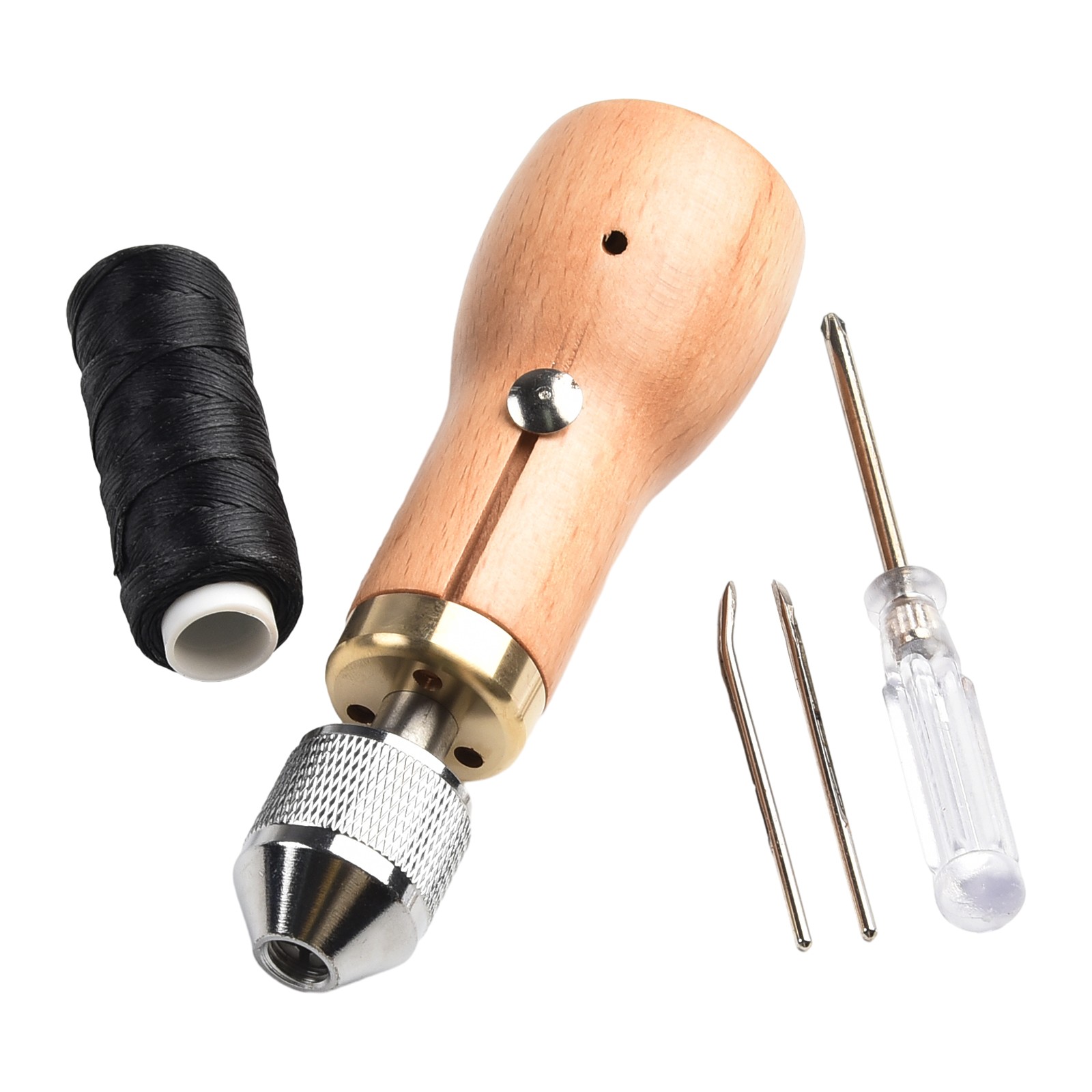 Handstitcher Lederhandwerksvorräte Ledernähwerkzeugset Komplett-Set Notiz - Picture 36 of 37