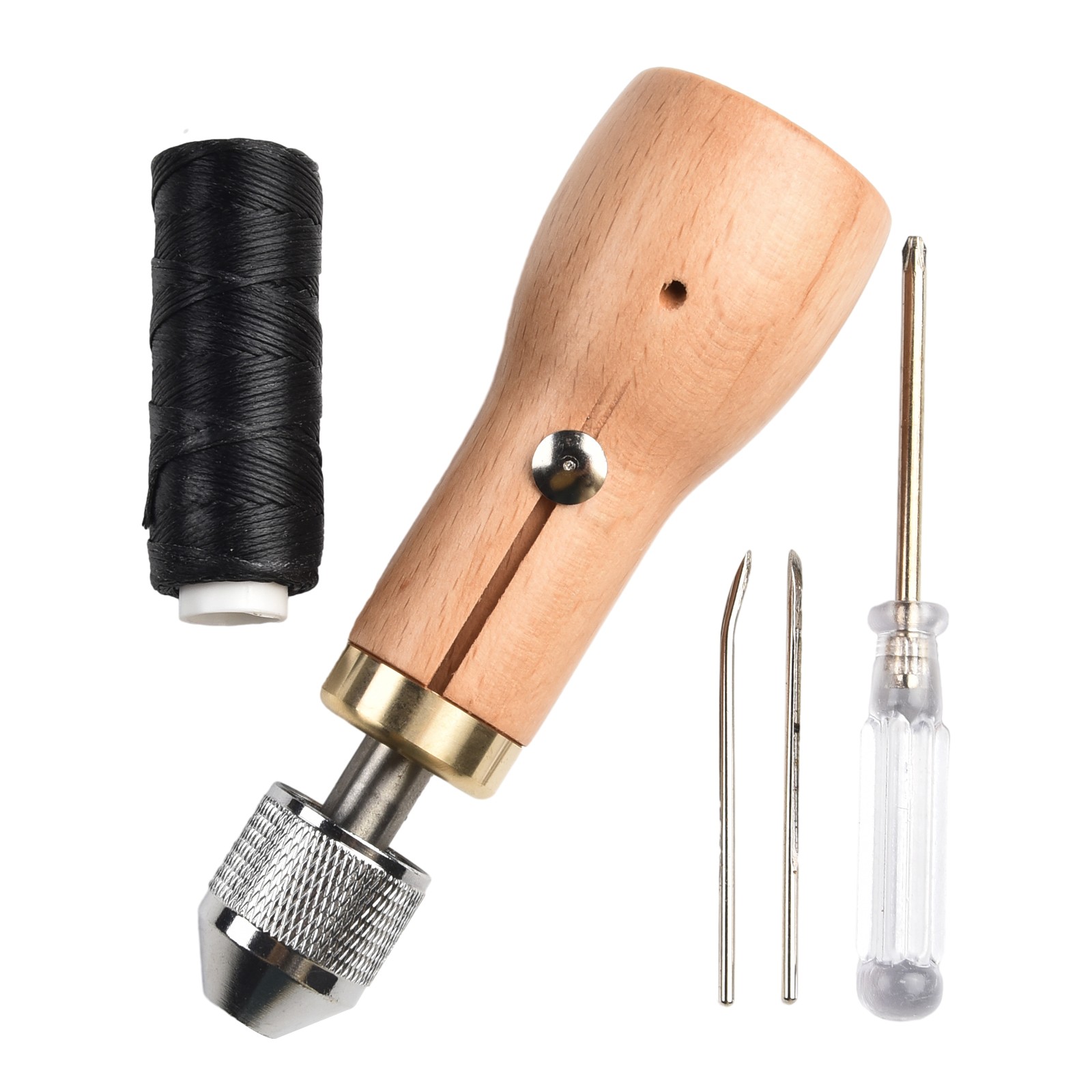 Handstitcher Lederhandwerksvorräte Ledernähwerkzeugset Komplett-Set Notiz - Picture 33 of 37