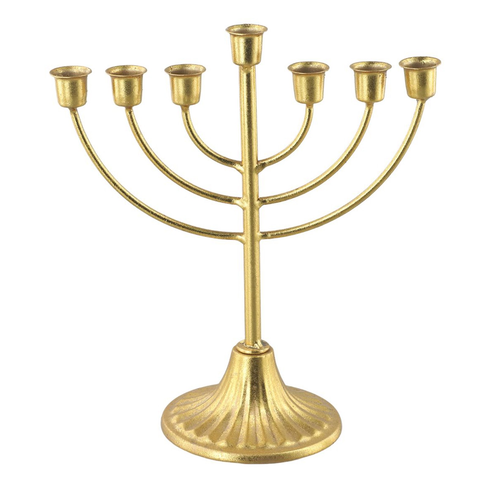 Traditional 7/9 Branch Menorah Design for Authentic Hanukkah Experience