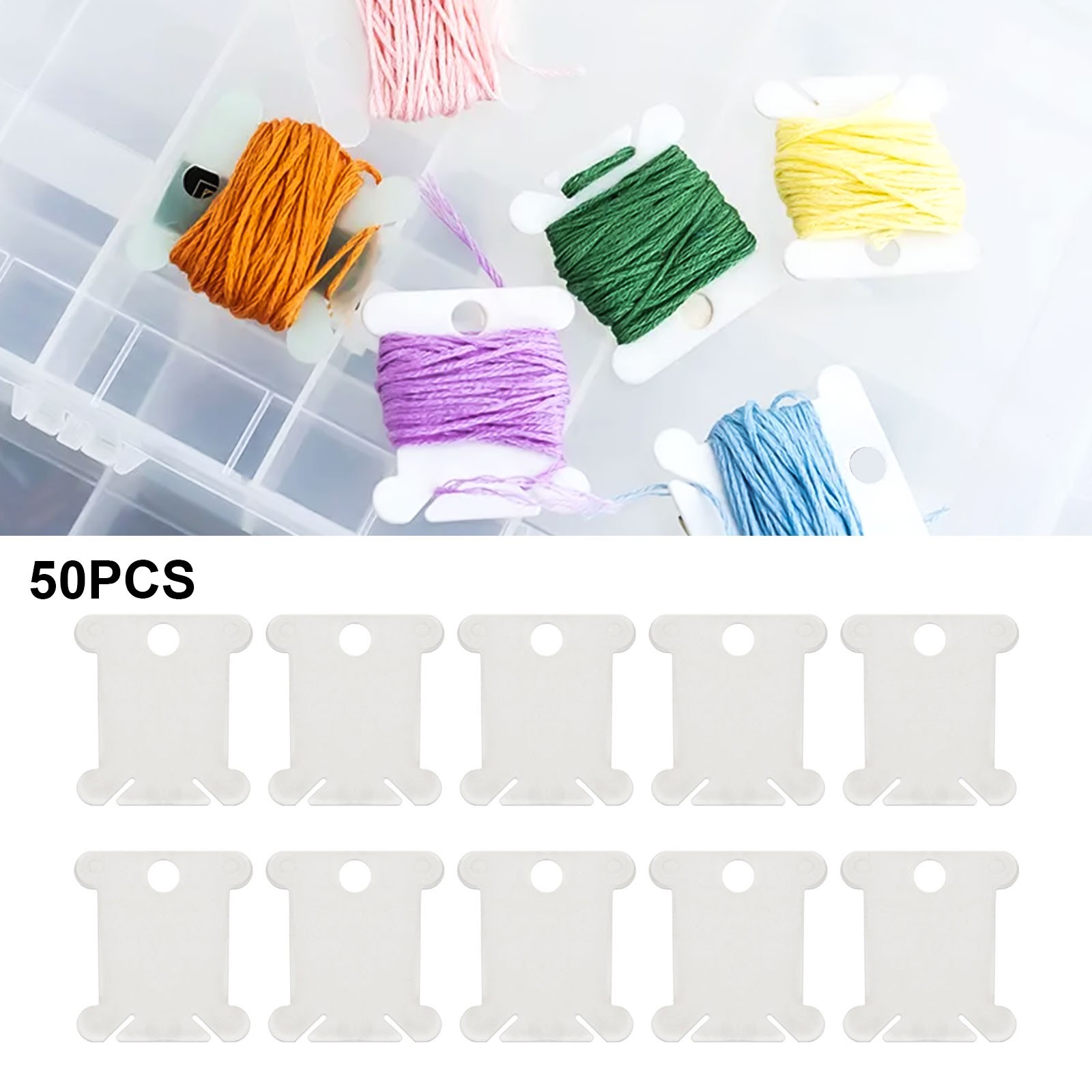Simple and Elegant Spool Thread Card for Embroidery Floss Storage Sewing Tools - Picture 19 of 44