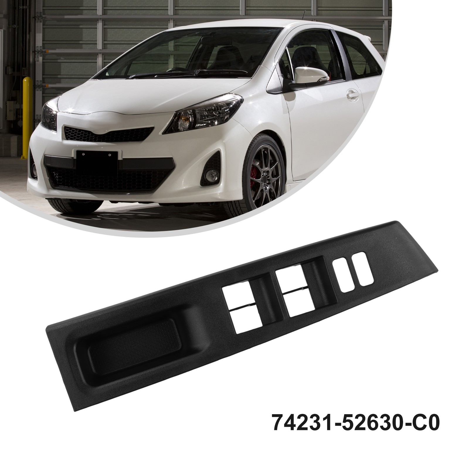 Exact Match Front Armrest Upper Panel RH for Toyota For Vitz 2010 2014 RHD - Picture 10 of 19