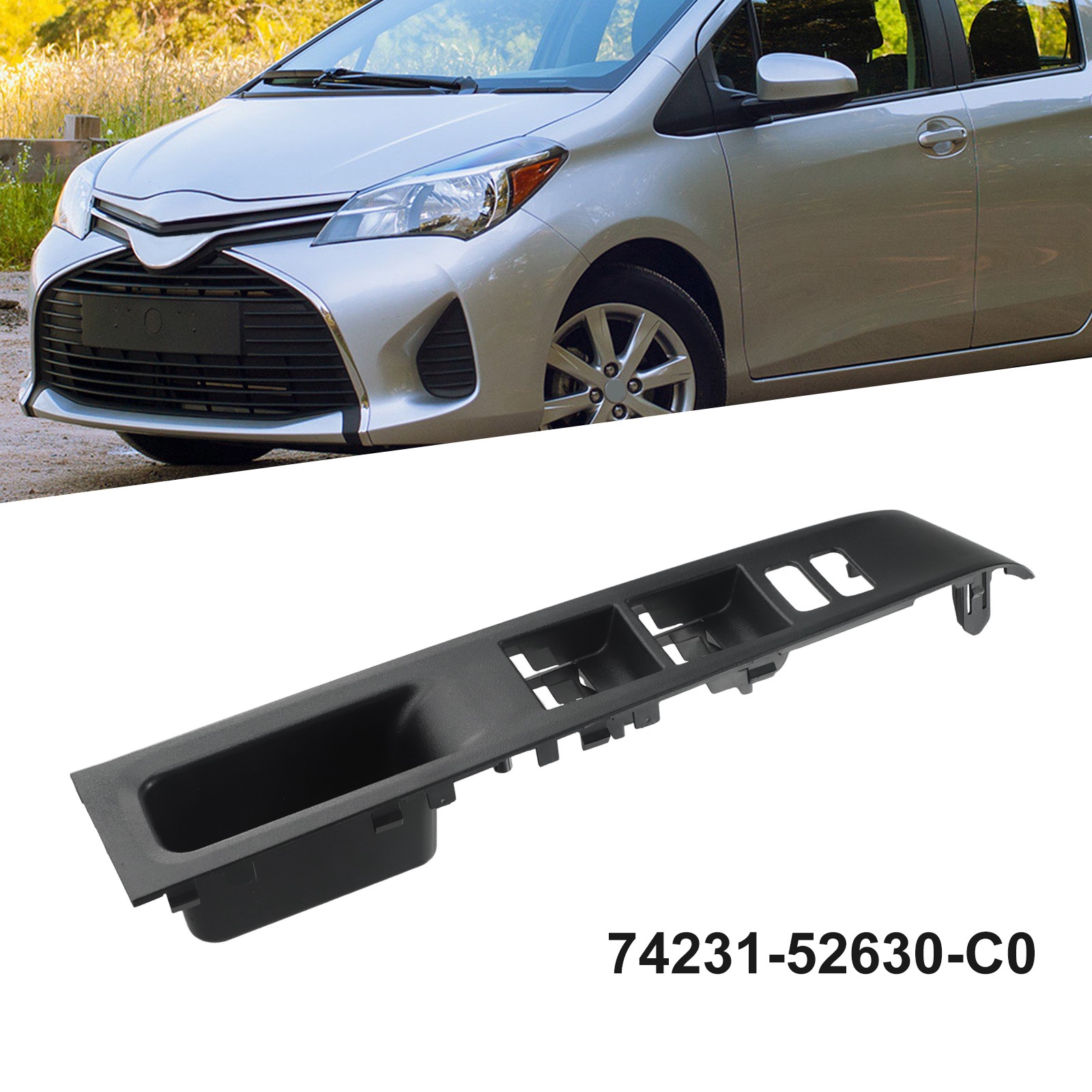 Exact Match Front Armrest Upper Panel RH for Toyota For Vitz 2010 2014 RHD
