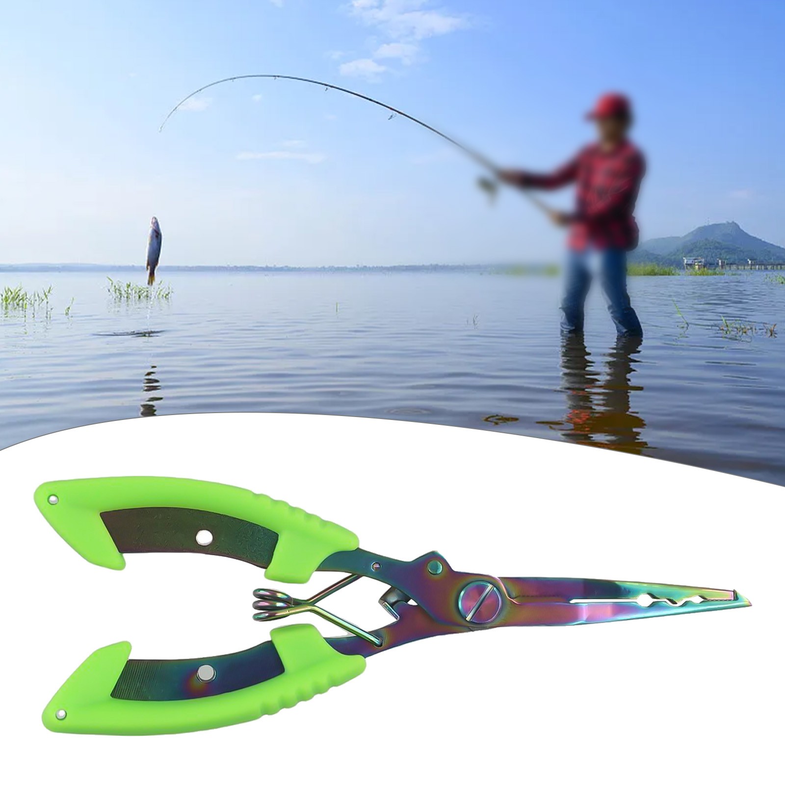 Lure Enthusiasts Multi Purpose Fishing Pliers Hook Remover Non Slip Handle