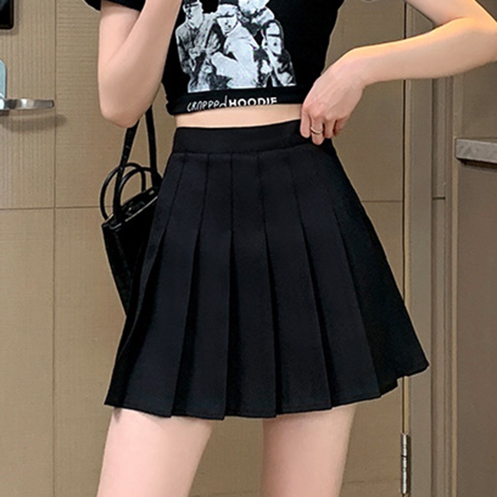 Trendy and Fashionable For Girls' High Waist Tennis Japanese School Skirt - Bild 17 von 29