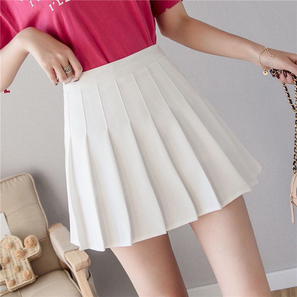 Trendy and Fashionable For Girls' High Waist Tennis Japanese School Skirt - Bild 15 von 29