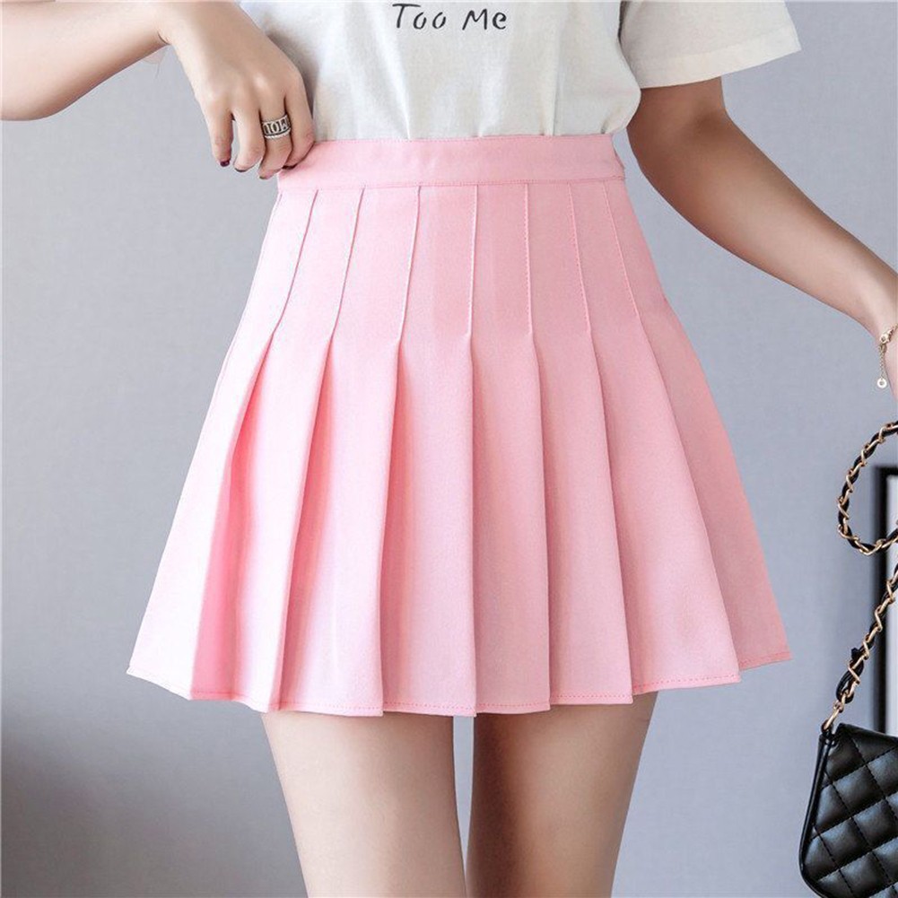 Trendy and Fashionable For Girls' High Waist Tennis Japanese School Skirt - Bild 13 von 29