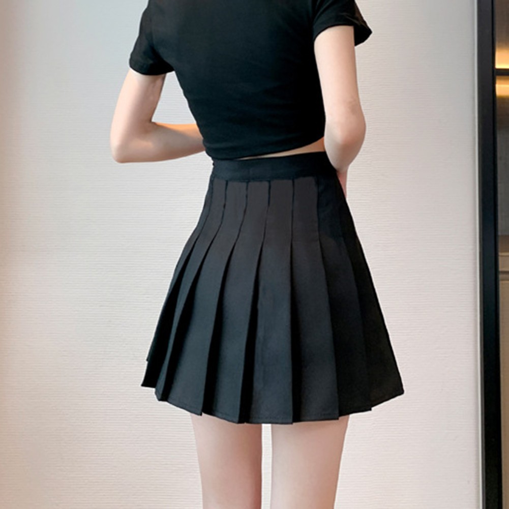 Trendy and Fashionable For Girls' High Waist Tennis Japanese School Skirt - Bild 18 von 29