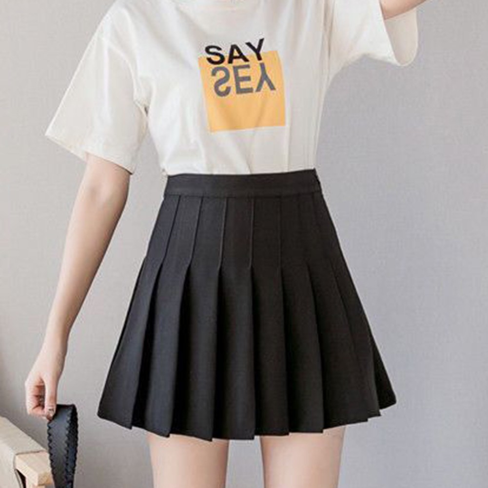 Trendy and Fashionable For Girls' High Waist Tennis Japanese School Skirt - Bild 21 von 29