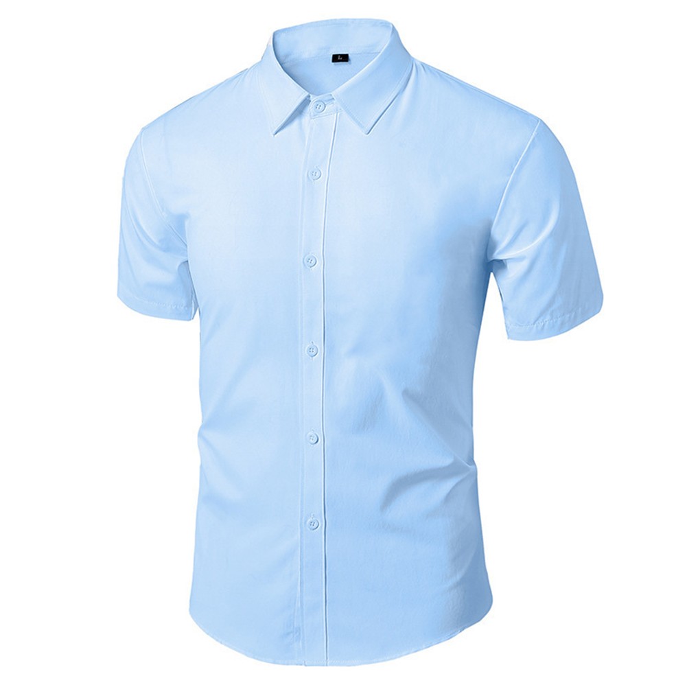 Chemise courte v??tement manches douce officiel rue ??t?? confortable mode