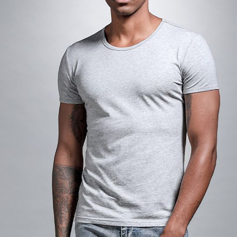 Stylish V Neck Man T Shirt Summer Hipster Low Cut Short Sleeve Pullover