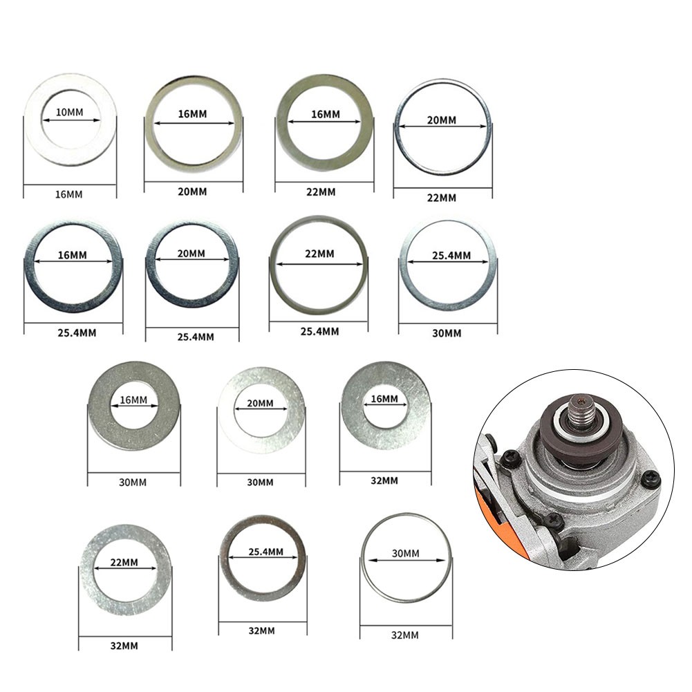 Circular For Saw Blade Spacer Rings 10pcs Multi Size Conversion Bushings - Picture 51 of 107