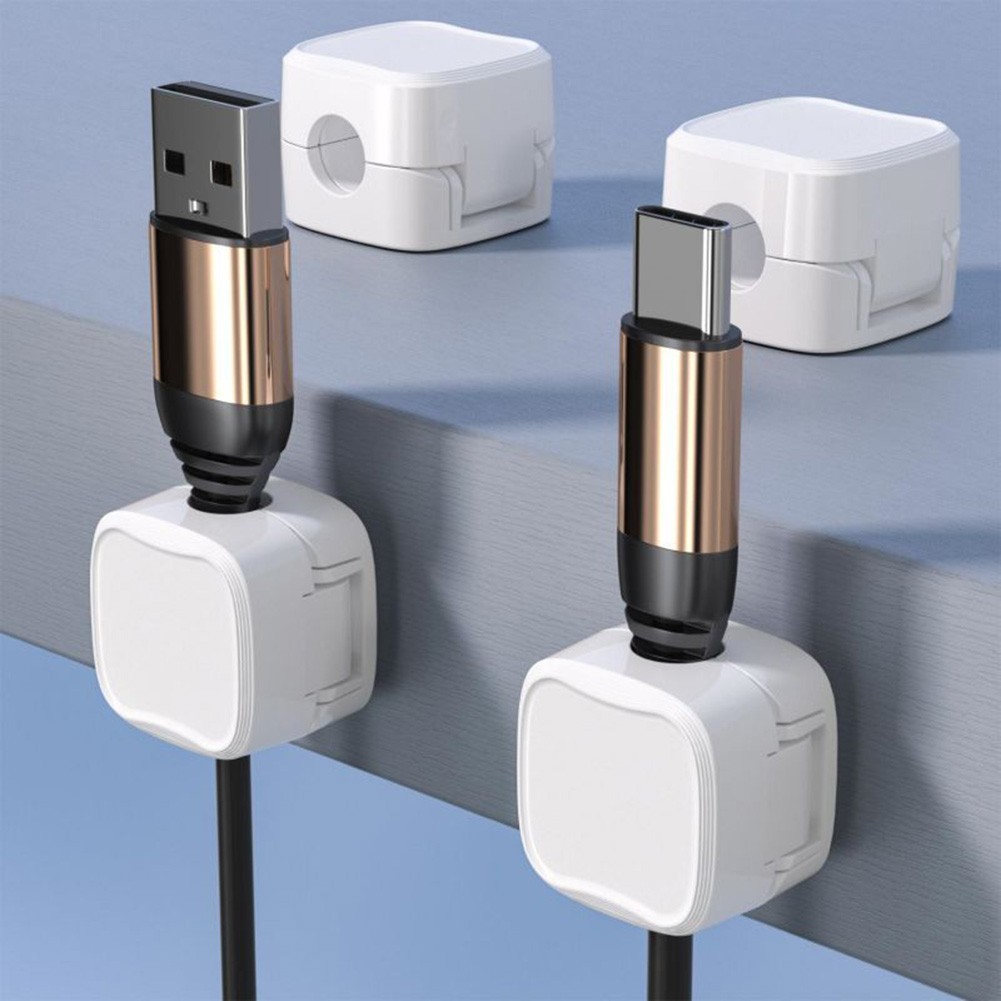 For Under Desk Cord Organizer Magnetic Cable Clips for Easy Wire Access - Photo 15/30