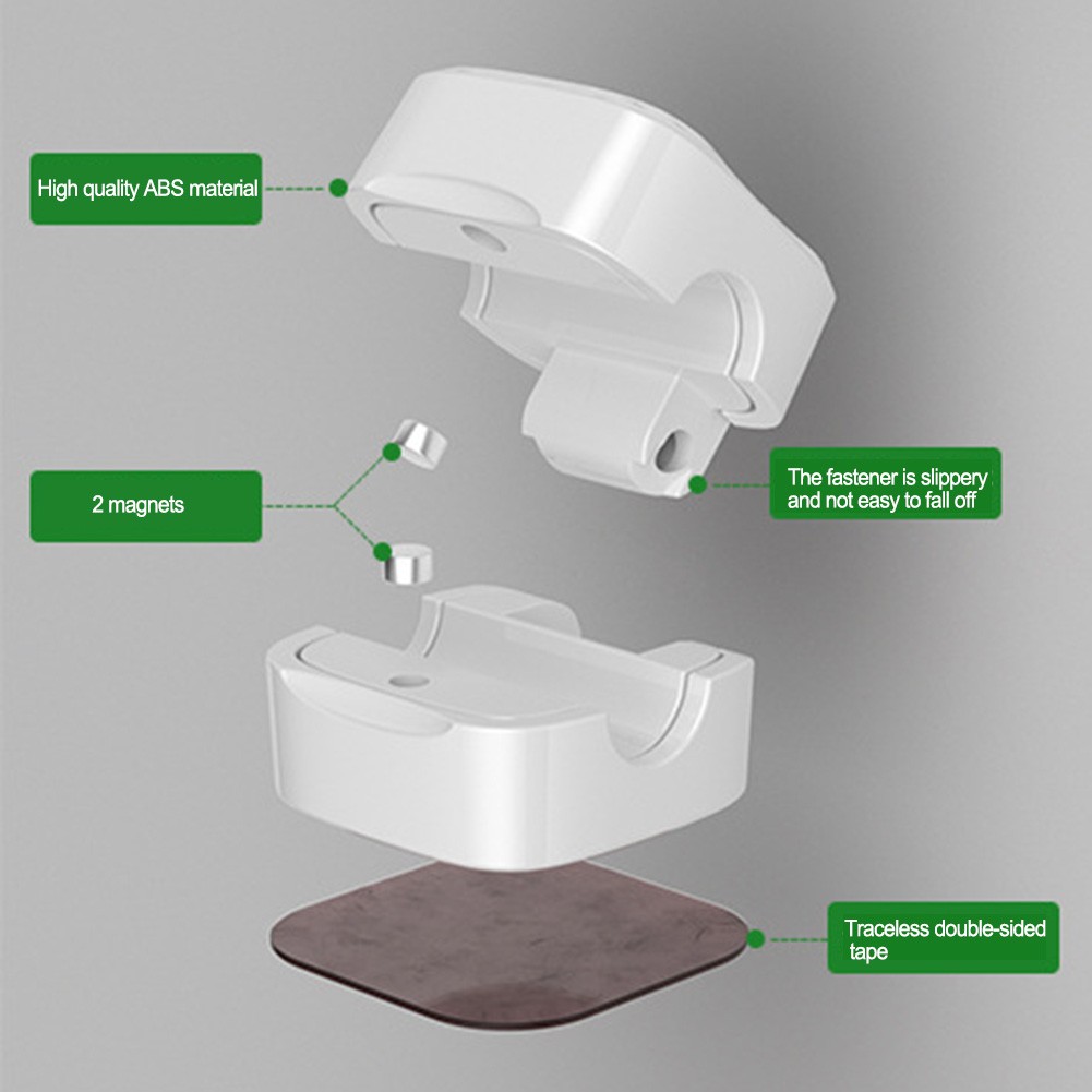 For Under Desk Cord Organizer Magnetic Cable Clips for Easy Wire Access - Photo 19/30