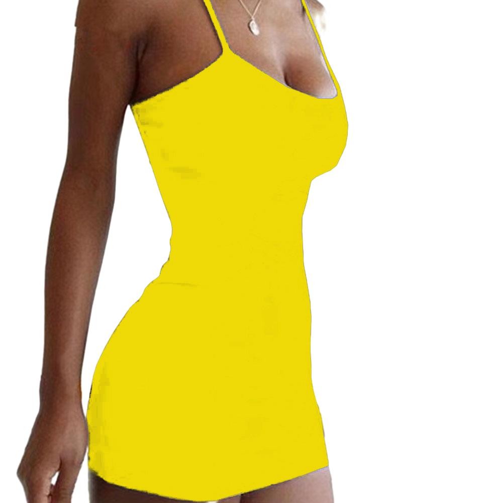 Dress Daily Summer Sundress Bodycon Camisole Club Mini Party Polyester - Picture 10 of 21