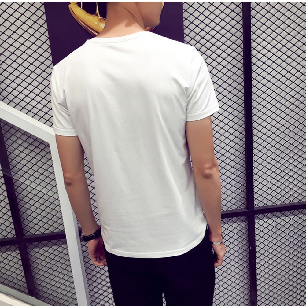 Men's Lightweight Polyester Oversized T Shirt Casual Spring Summer Style - Picture 14 of 20