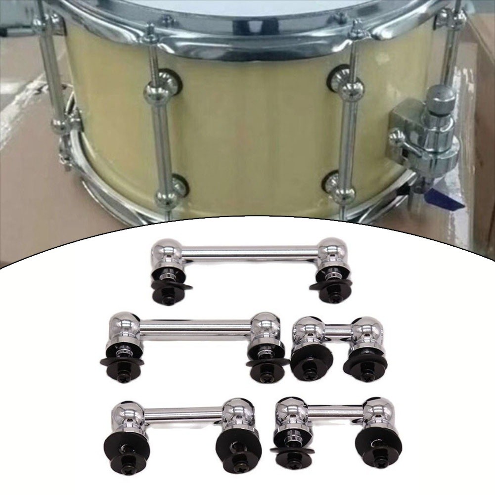Snare Drum Lugs Double End Hole Distance 26mm 38mm 51mm 66mm 80mm with Screws - Picture 34 of 88