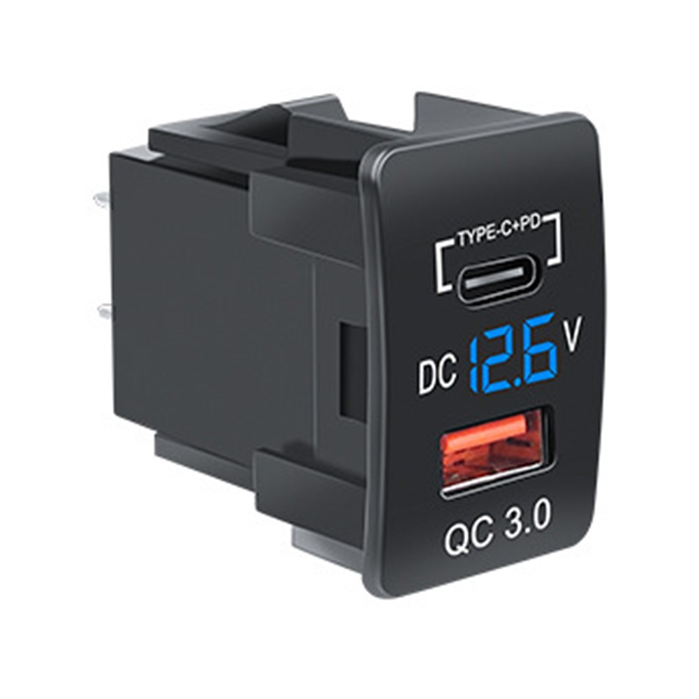 Pour Toyota Prise Chargeur Voiture Simple 12V Bornes Précis USB Voltmètre - Photo 14 sur 15