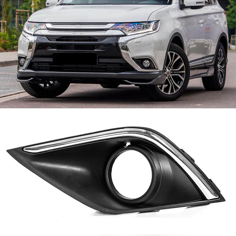 Aesthetic Left Front Fog Light Grille Cover for Mitsubishi For Outlander 16 19