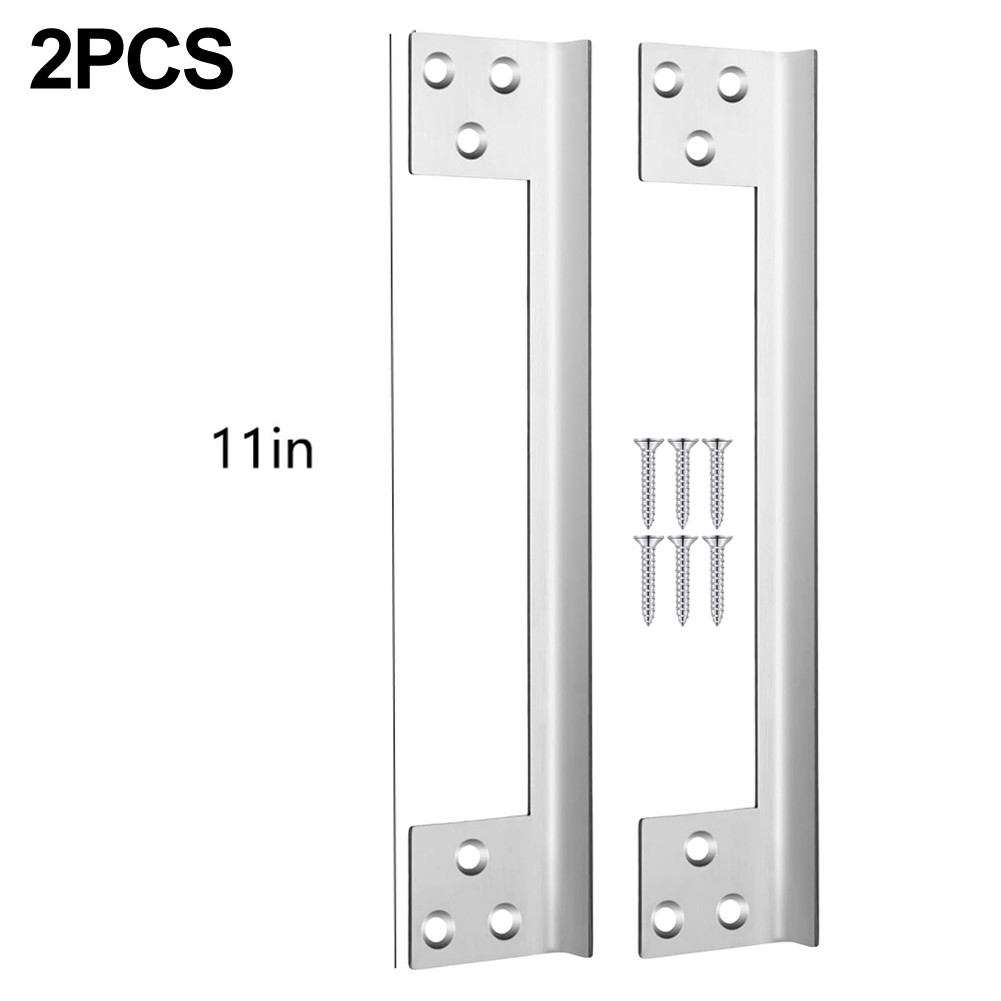 Outswing Door Security L Shaped Door Latch Guard Plate Reliable Protection