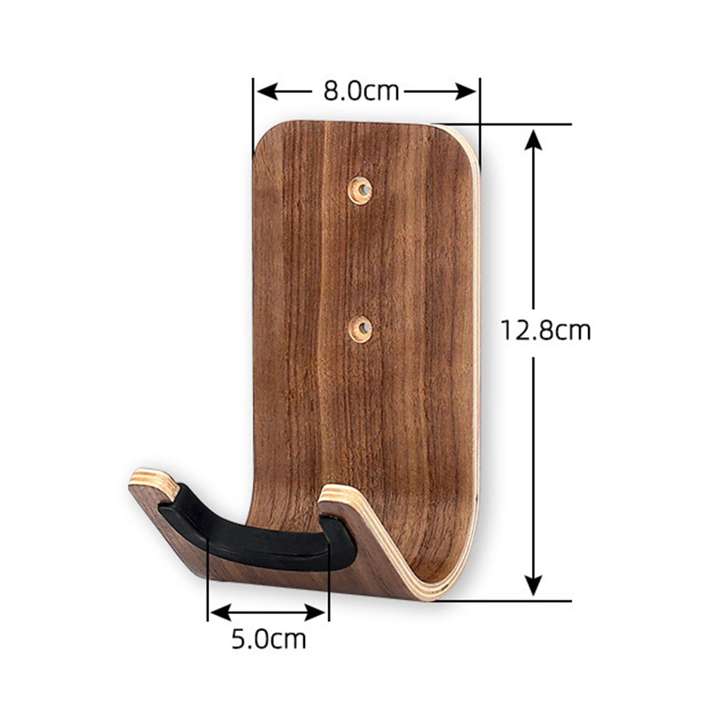 Acoustic Guitar Accessories Wooden Wall Mount Hook for Enhanced Instrument Care