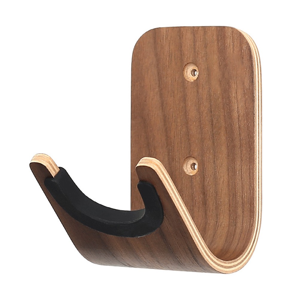 Acoustic Guitar Accessories Wooden Wall Mount Hook for Enhanced Instrument Care