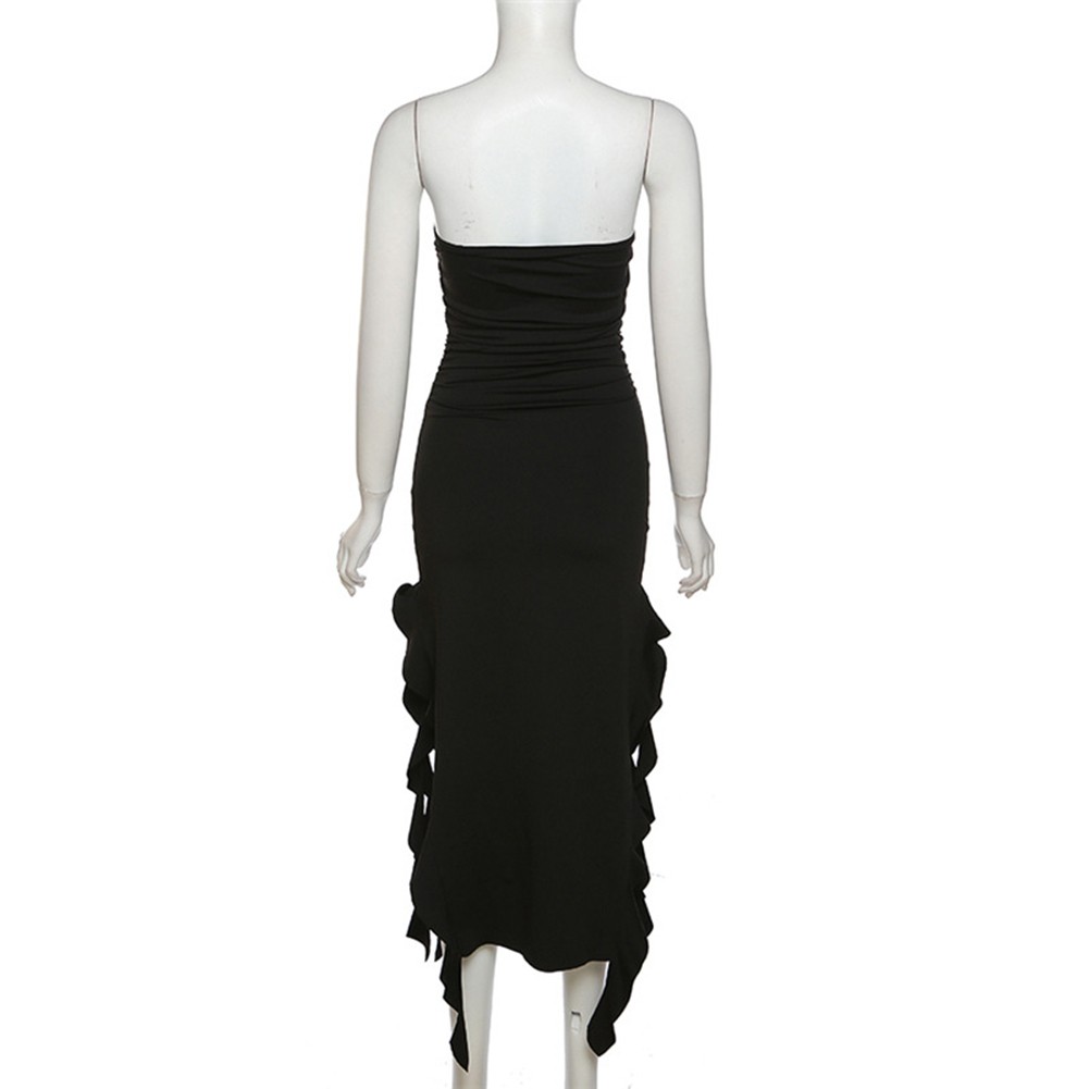 Woman Clothes Dress Daily Beach Holiday Dress Brand New Elegant Ruffles - Picture 25 of 31